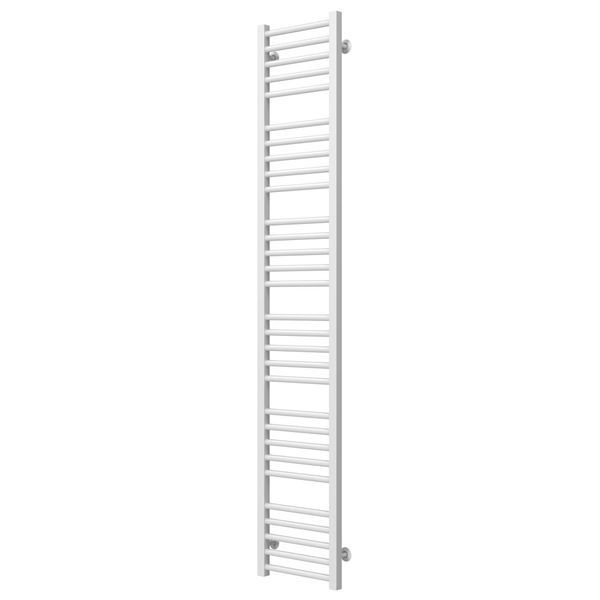 Рушникосушарка водяна Lima П30 400х1800 Deffi нержавіюча сталь (Білий, Нижнє підключення) A.LI.180.40.30.W.A фото