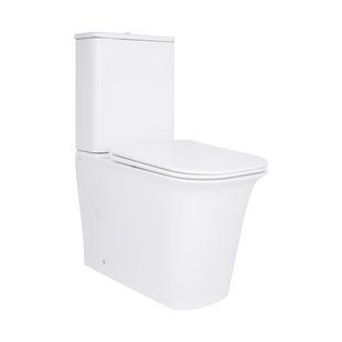 Унітаз-компакт Qtap Nando безобідковий з сидінням Soft-close QT12221222AW QT12221222AW фото