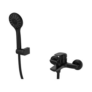 Змішувач для ванни з коротким виливом Koer KB-40008-05 (Колір чорний) (KR3473) KR3473 фото