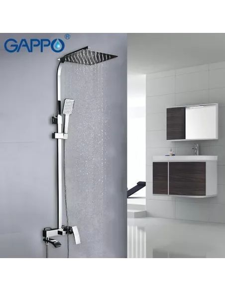 Душова система з виливом Gappo G2407, хром G2407 фото