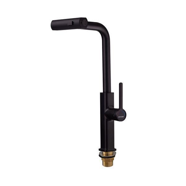 Змішувач для кухні з висувним виливом Mixxus Premium HAMMER 014 BLACK (MI6954) MI6954 фото