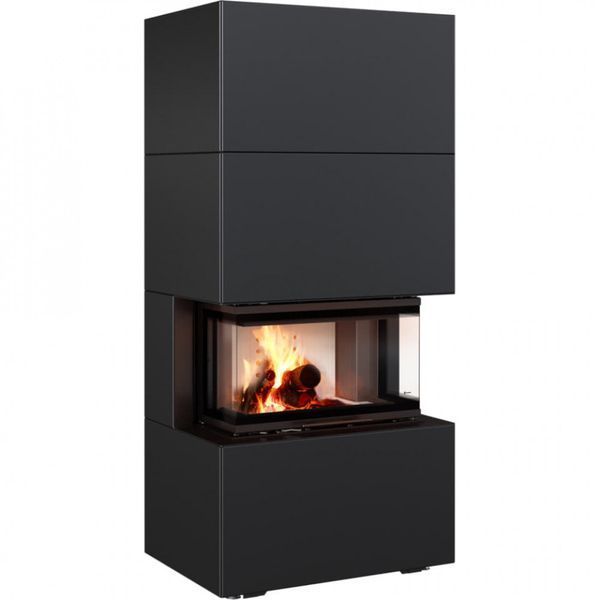 Камін Kratki NBC 7 в обудові HOME EASY BOX стальний - чорний HEB/BLACK фото
