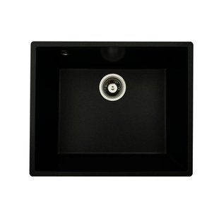 Гранітна мийка для кухні Platinum 5444 OASIS матова Чорний металік 5444 OASIS_BlackMetallic фото
