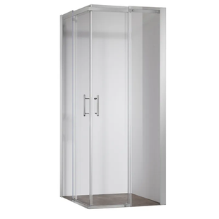 Душова кабіна без піддону Koer SR SC03-90x90x200-TR-01 прозоре скло Easy Clean 6мм, хром (KR5356) KR5356 фото