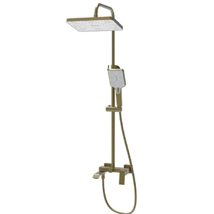 Душова колона зі змішувачем HAIBA GAUDI 009-J BRUSHED GOLD (HB9584) HB9584 фото