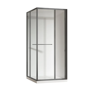 Душова кабіна без піддону Koer SR SC09-90x90x200-R-TR-07 прозоре скло Easy Clean 6мм Графіт (KR5772) KR5772 фото