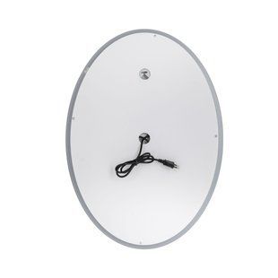 Дзеркало Qtap Mideya 500х700 з LED-підсвічуванням Touch, з антизапотіванням, димером QT2078NCR5070W QT2078NCR5070W фото