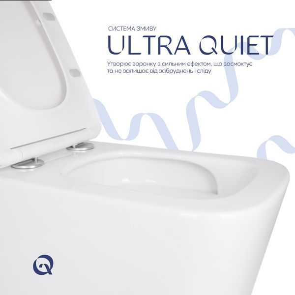 Унітаз підвісний Qtap Tern із сидінням Soft-close QT17332303ASW QT17332303ASW фото