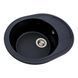 Гранітна мийка для кухні VALESO 5847 ONYX матова Чорна 5847_ONYX_Black_V фото 2