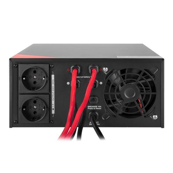 ДБЖ з правильною синусоїдою 12V LPM-PSW-1500VA (1050Вт) Black 22754 фото