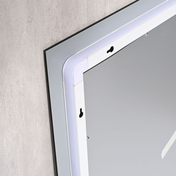 Дзеркало Qtap Taurus (TA1) 1200&times;800 мм з LED-підсвічуванням Touch, з антизапотіванням, з димером, рег. темп. кольору (3000-6500K) QTTAU120080048958 QTTAU120080048958 фото