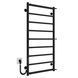 Рушникосушарка електрична Ladder П9 500х1000 Deffi нержавіюча сталь (Чорний, JD03, Ліве підключення) C.LK.100.50.9.E.B.L.1 фото 2