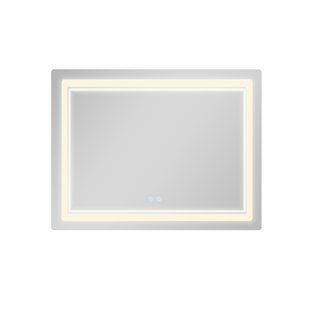 Дзеркало Qtap Cardinal (CA2) 1000х800 з LED-підсвічуванням Touch, з антизапотіванням, з димером, рег. темп. кольору (3000-6500K) QT0478C1008048455 QT0478C1008048455 фото