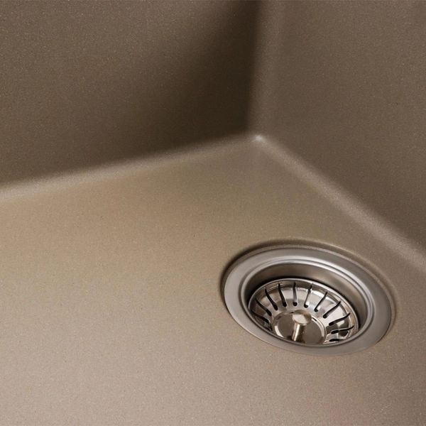 Гранітна мийка для кухні Platinum 7850 ROMA матова Темна скеля 7850 фото
