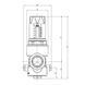 Редуктор тиску Roho R1202-075 - 3/4"НН, PN25 (1-6 бар) мембранний (RO0146) RO0146 фото 4