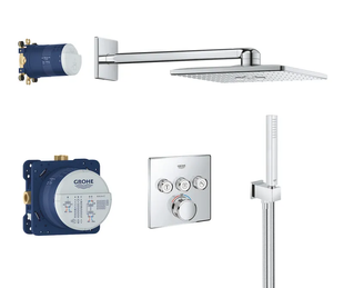 Душова система прихованого монтажу з термостатом Grohe Grohtherm SmartControl (34804000) 34804000 фото
