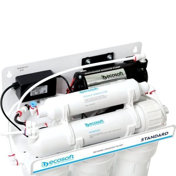 Фільтр зворотного осмосу Ecosoft Standard PRO з мінералізацією та помпою (MO550MPECOSTD) MO550MPECOSTD фото