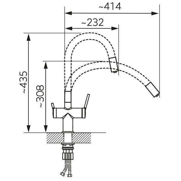 Змішувач для кухні Ferro Filtrata BFT41B BFT41B фото