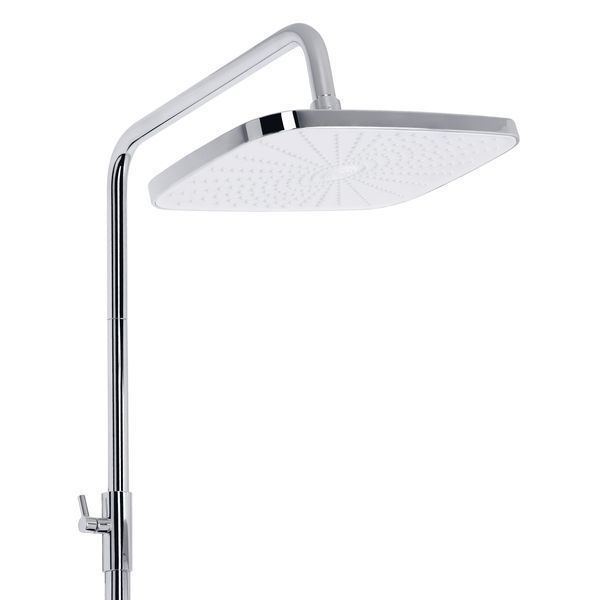 Душова система універсальна Qtap Gemini на три споживачі (з виливом) QTGEM111CRW45687 Chrome/White SD00051811 фото