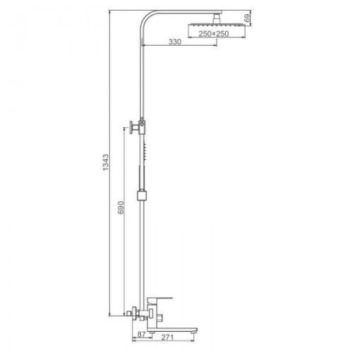 Душова система Frap F24802-6 F24802-6 фото