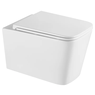 Унітаз підвісний Mixxus Premium Quadro-0302-R 530x360x365mm, система змиву Rimless (MP6454) MP6454 фото