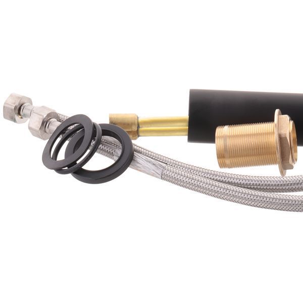 Змішувач для умивальника Haiba Alex 001 High Чорний (HB3923) HB3923 фото
