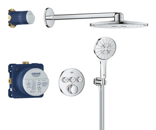Душова система прихованого монтажу з термостатом Grohe Grohtherm SmartControl (34863000) 34863000 фото