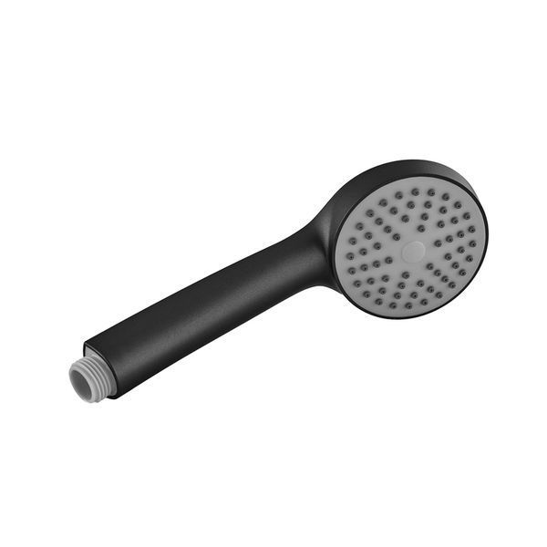Змішувач для ванни Plamix CEZAR-009 EURO SET Matte black, зі шлангом, лійкою та кронштейном (PM0693) PM0693 фото