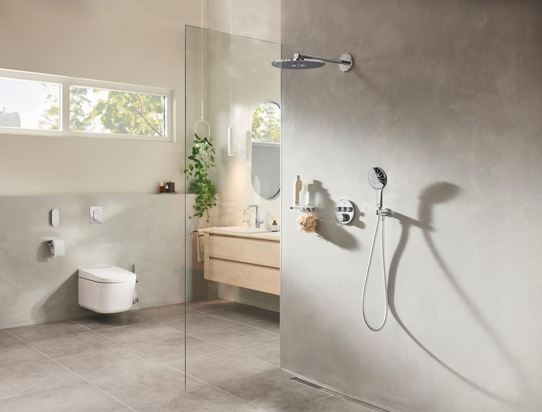 Душова система прихованого монтажу з термостатом Grohe Grohtherm SmartControl (34863000) 34863000 фото