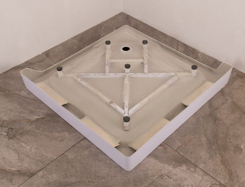 Душова кабіна з низьким піддоном Mixxus CUBIC SCT01-90x90x195-FB CHROME матове скло 4мм (MI6903) MI6903 фото