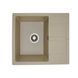 Гранітна мийка для кухні Platinum 5851 ARIA матова Беж 5851ARIA_Beige фото 1