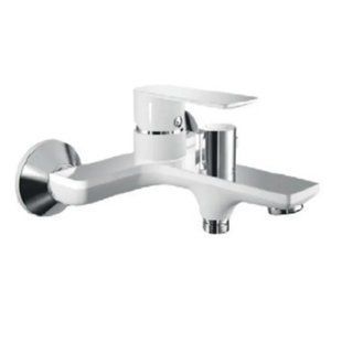 Змішувач для ванни HAIBA ALEX 009 EURO WHITE-CHROME (HB9568) HB9568 фото