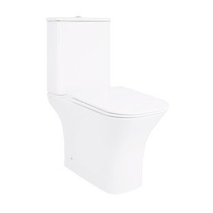 Унітаз-компакт Qtap Presto Quadro безободковий з сидінням Soft-close QT24221215AW QT24221215AW фото