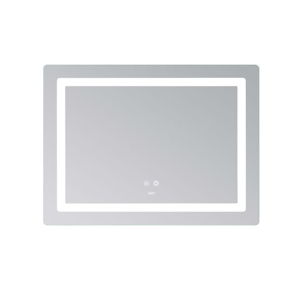 Дзеркало Lidz Kubis (KU2) 800х600 з LED-підсвічуванням Touch, з антизапотіванням, з димером, рег. яскравості LD78LF904806048446 LD78LF904806048446 фото