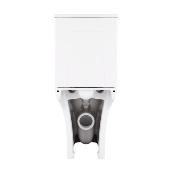 Унітаз-компакт Qtap Presto Quadro безободковий з сидінням Soft-close QT24221215AW QT24221215AW фото