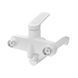 Змішувач для ванни Plamix Lucas-006 EURO SET White з шлангом, лійкою та кронштейном (PM0709) PM0709 фото 2