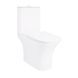 Унітаз-компакт Qtap Presto Quadro безободковий з сидінням Soft-close QT24221215AW QT24221215AW фото 1