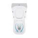 Унітаз-компакт Qtap Presto Quadro безободковий з сидінням Soft-close QT24221215AW QT24221215AW фото 6