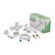 Змішувач для ванни Plamix Lucas-006 EURO SET White з шлангом, лійкою та кронштейном (PM0709) PM0709 фото 5