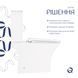 Унітаз-компакт Qtap Presto Quadro безободковий з сидінням Soft-close QT24221215AW QT24221215AW фото 4