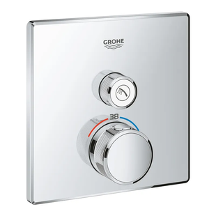 Термостат прихованого монтажу із одною кнопкою керування Grohe Grohtherm SmartControl (29123000) 29123000 фото