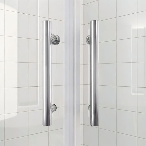 Душова кабіна без піддону Koer SR SC04-90x90x195-TR-01 прозоре скло Easy Clean 5мм, хром (KR5360) KR5360 фото