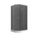 Душова кабіна з низьким піддоном Mixxus PLAIN SCT02-90x90x195-GR SATIN сіре тоноване скло 4мм (MI6898) MI6898 фото 1