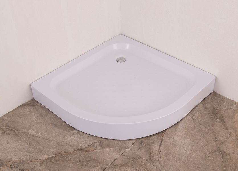 Душова кабіна з низьким піддоном Mixxus PLAIN SCT02-90x90x195-GR SATIN сіре тоноване скло 4мм (MI6898) MI6898 фото