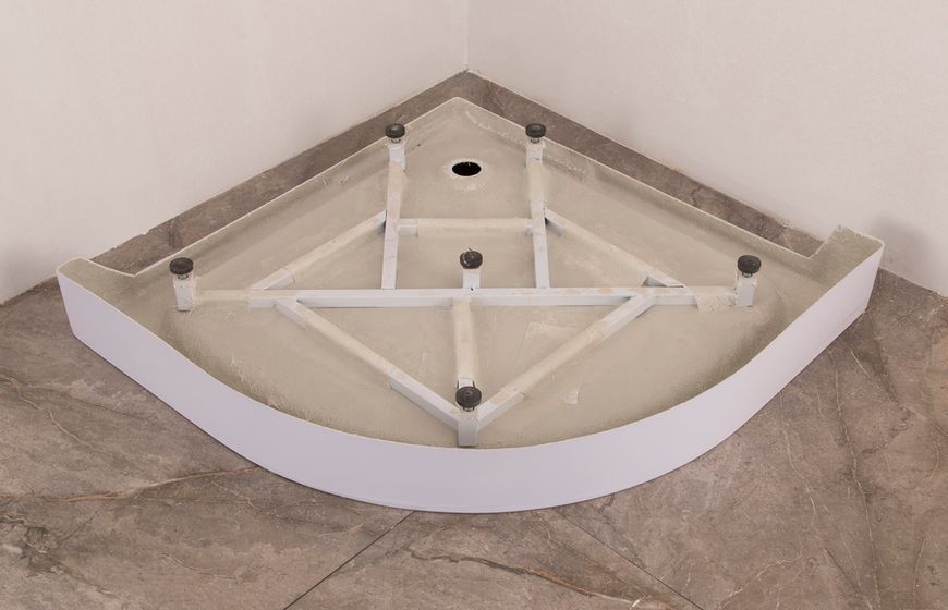 Душова кабіна з низьким піддоном Mixxus PLAIN SCT02-90x90x195-GR SATIN сіре тоноване скло 4мм (MI6898) MI6898 фото