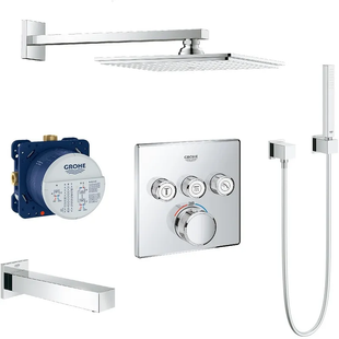 Набір для душу/ванни прихованого монтажу Grohe SmartControl (34506SC2) 34506SC2 фото