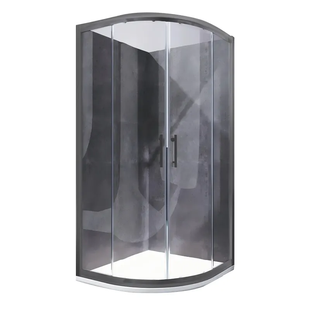 Душова кабіна без піддону Koer SR SC04-90x90x195-TR-07 прозоре скло Easy Clean 5мм, графіт (KR5362) KR5362 фото