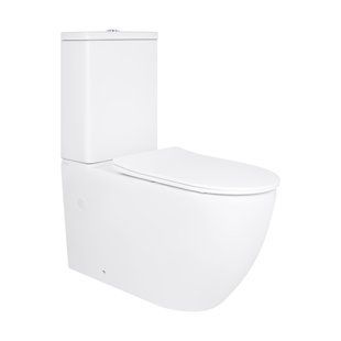 Унітаз підлоговий Qtap Grand Ultra Quiet безобідковий з сидінням Soft-close WHITE QT26228301W QT26228301W фото
