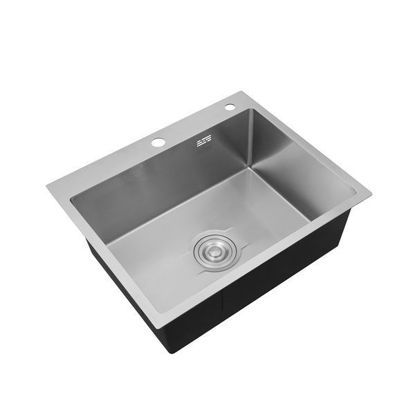 Кухонна мийка Kroner KRP Derby - 6050HM Brush (2,5/0,5 мм) CV027237 фото