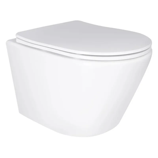 Унітаз підвісний Mixxus BEVEL-0303-T3 485x360x365mm, система змиву TORNADO 3.0 (MI6703) MI6703 фото